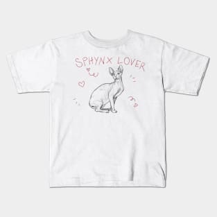 Sphynx cat lover Kids T-Shirt